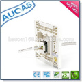 Utp ftp cat5e cat6 keystone jack módulo / AMP 90 graus keystone jack módulo / rede ethernet módulo rj45